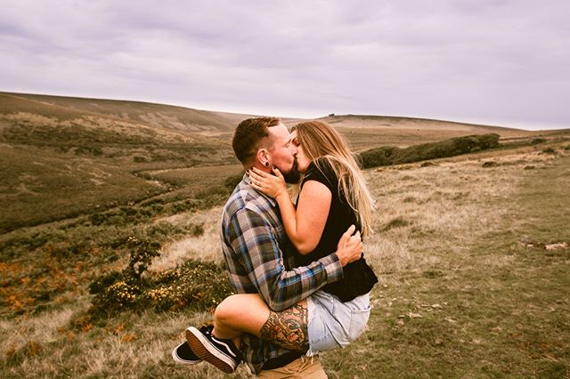 These guys absolutely nailed it ! 😍😍😍 Poppy and Dave's engagement shoot in Dartmoor National Park yesterday 🤟❤️ X X X