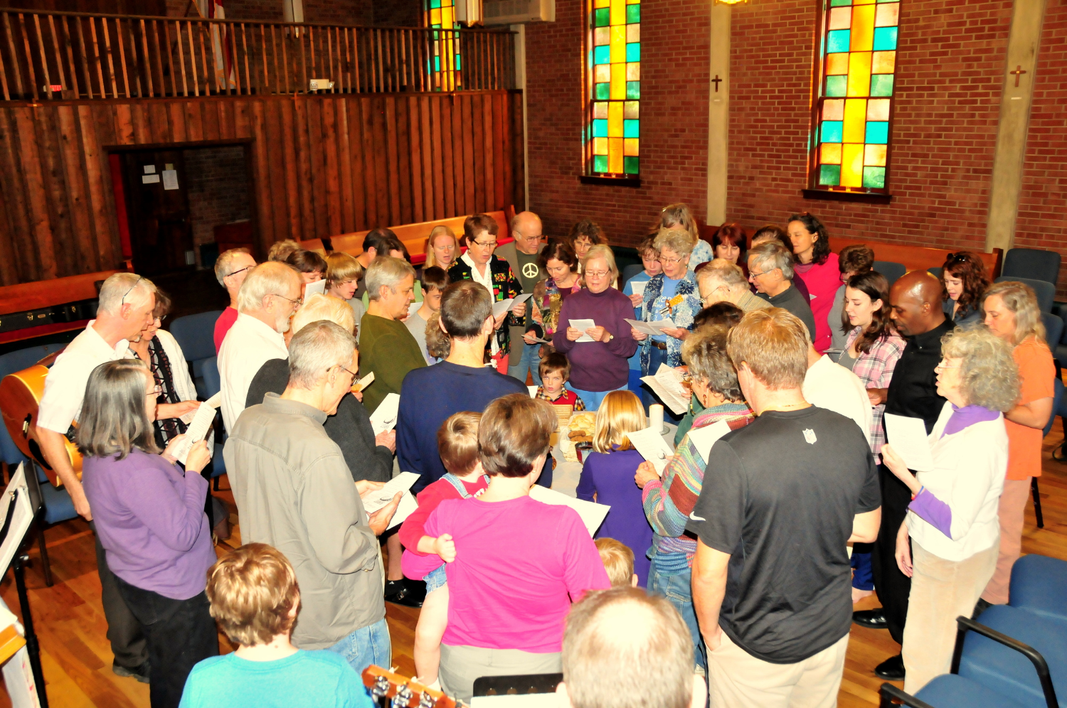 World Communion Sunday at Circle of Mercy (photo by Marc Mullinax)