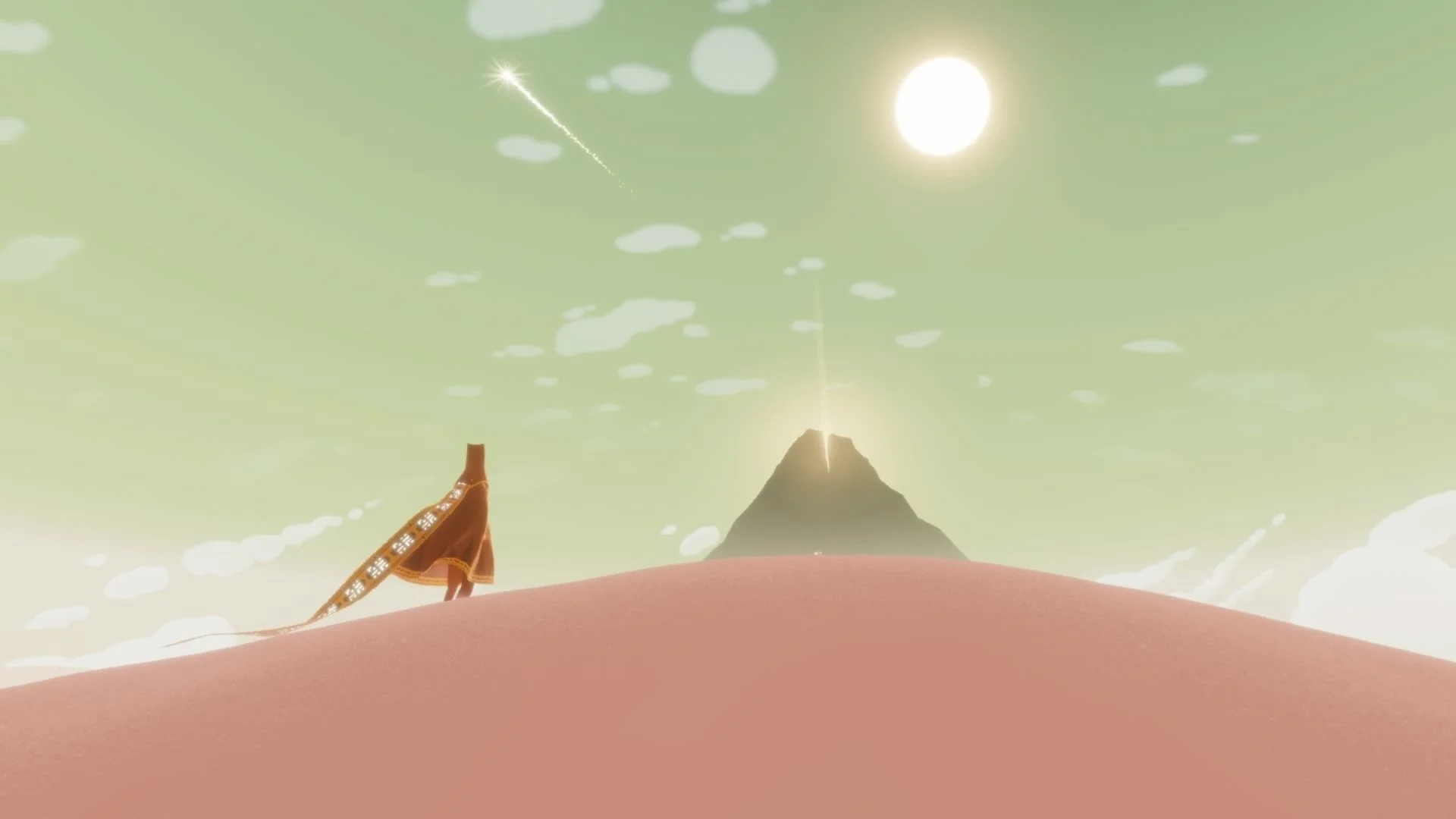 One of the various beautiful screenshots from Journey.