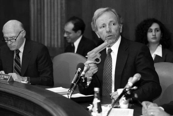 Sen. Joseph Lieberman during a 1993 Congressional hearing on violence in video games.