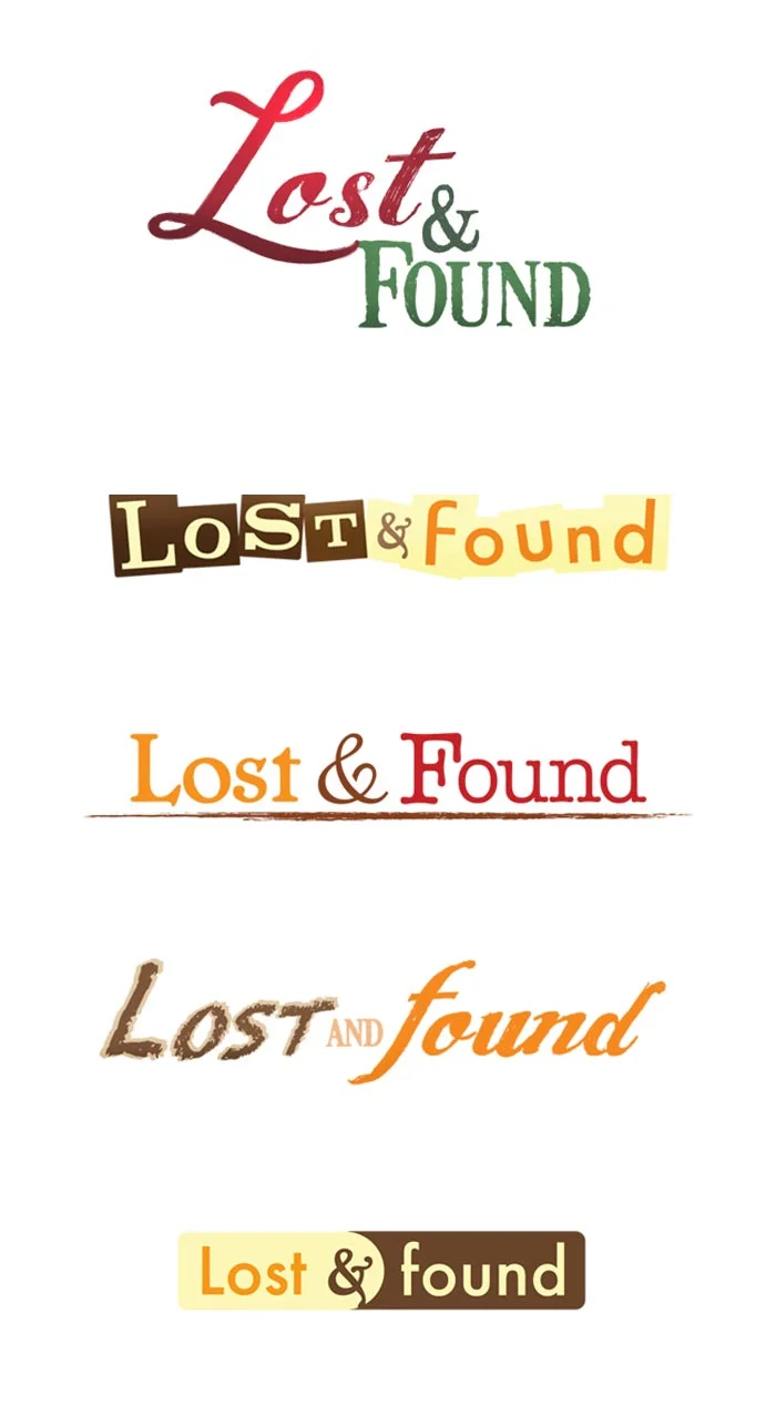 Above - Logo development. The top 5 concepts presented.