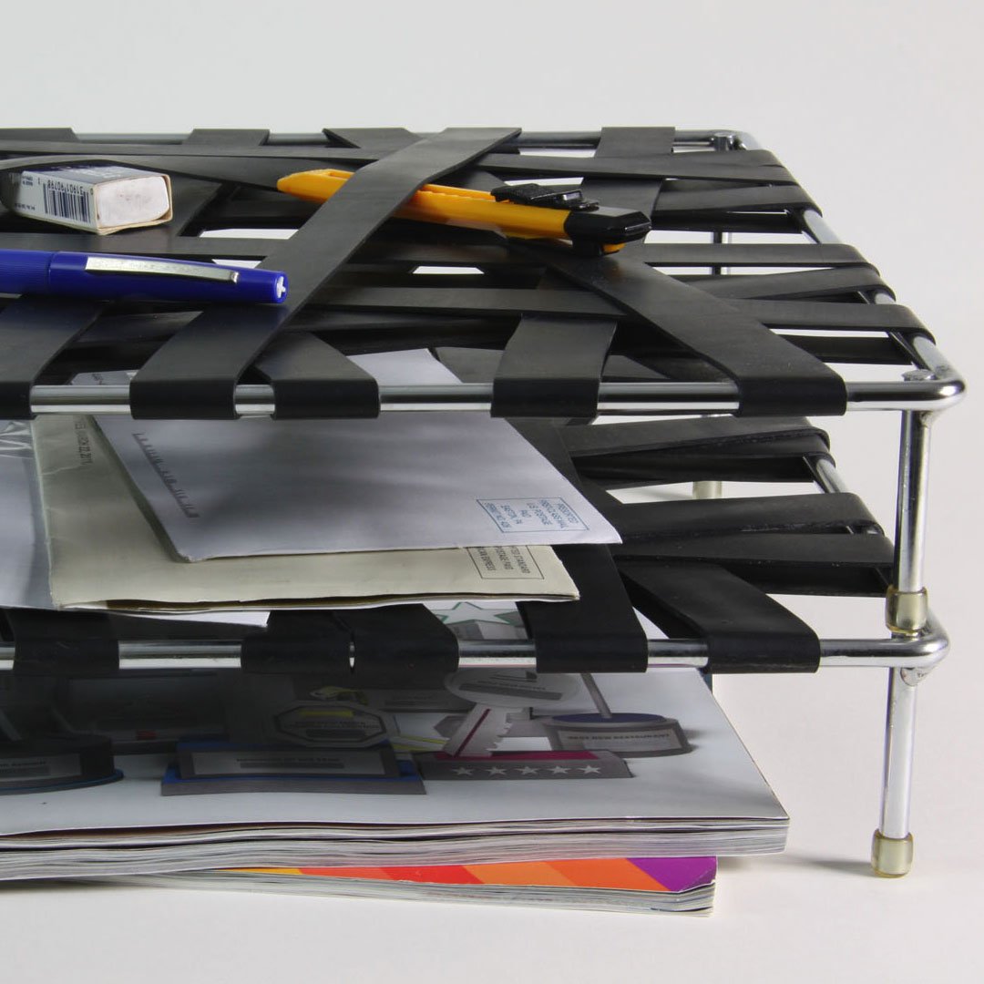 Trampoline Organizer designed by Giovanni Pellone for Benza Design, Brooklyn NY