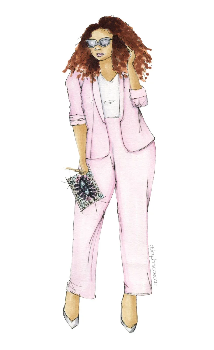 No matter what niche you're in you should have a few people you follow for guidance and motivation One of the influencers I follow is plus size blogger @GabiFresh. A person who embraces her curvy figure and does everything she's told not to when it comes to style fashion. Here are fashion design illustrations of GabiFresh, inspired by a few photos on her Instagram profile.