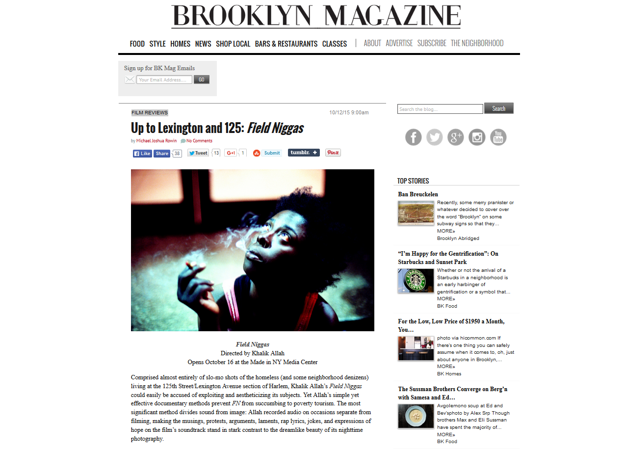 Brooklyn Magazine Write-Up