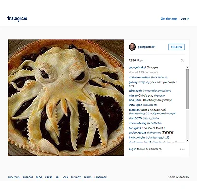 My Cthulhu Pie has been Takei'd!