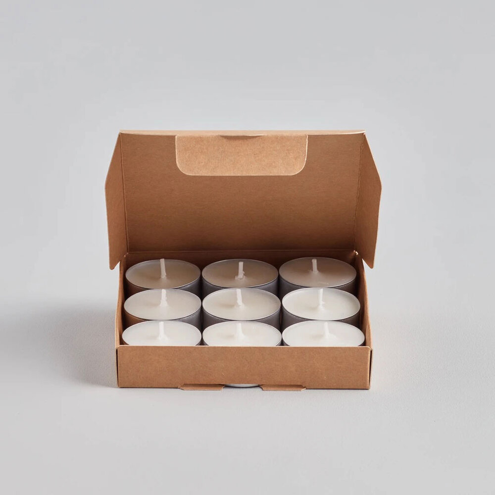 Bay and Rosemary Pack of 9 St Eval Tea Lights — Elephantstones Gallery