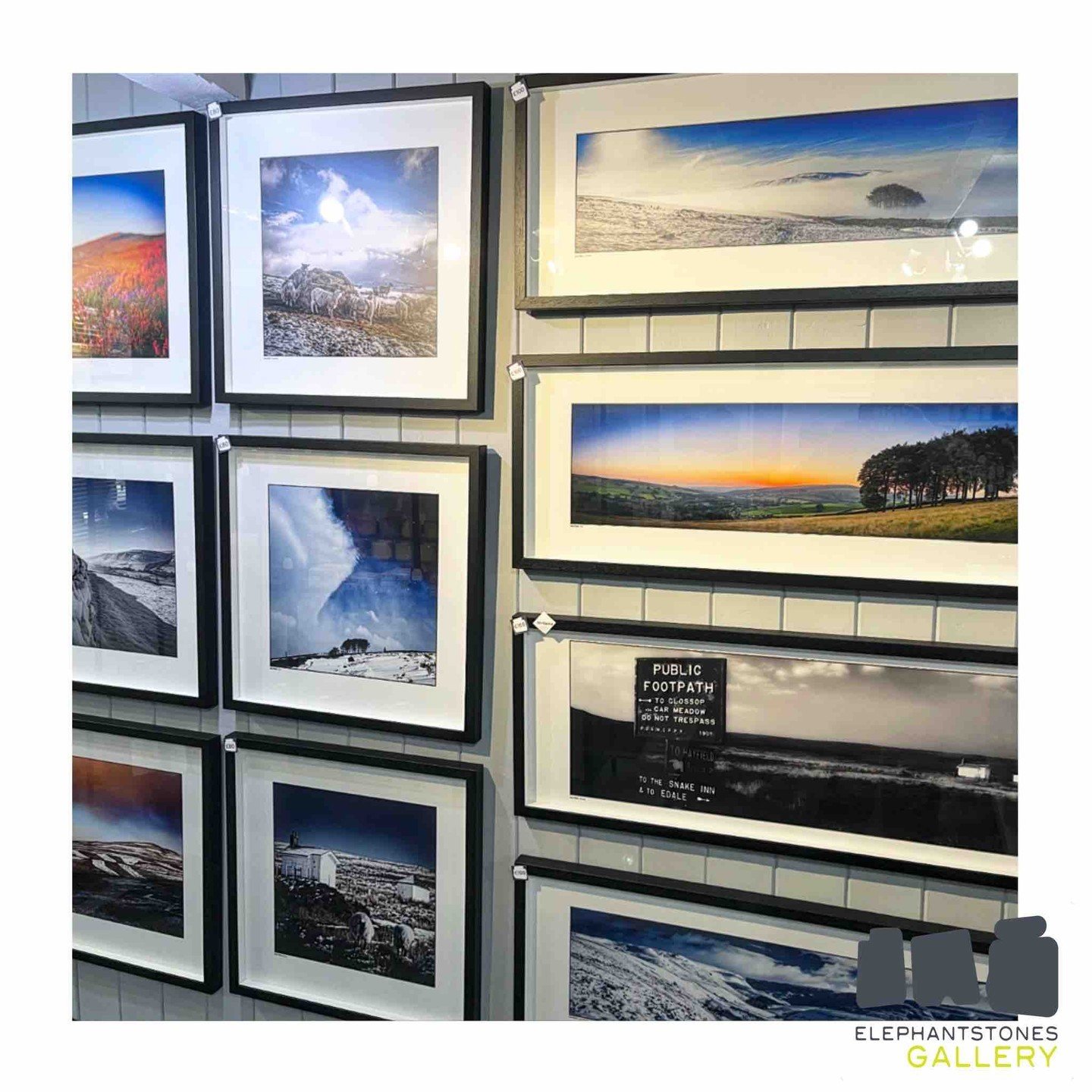 Elephantstones photographer Simon&rsquo;s wall at the gallery is bursting with gorgeous Hayfield landscapes! ✨🎨 We&rsquo;ve just restocked panoramic prints, so if you&rsquo;ve had your eye on one that&rsquo;s back in stock, why not pop in?
-
If you&