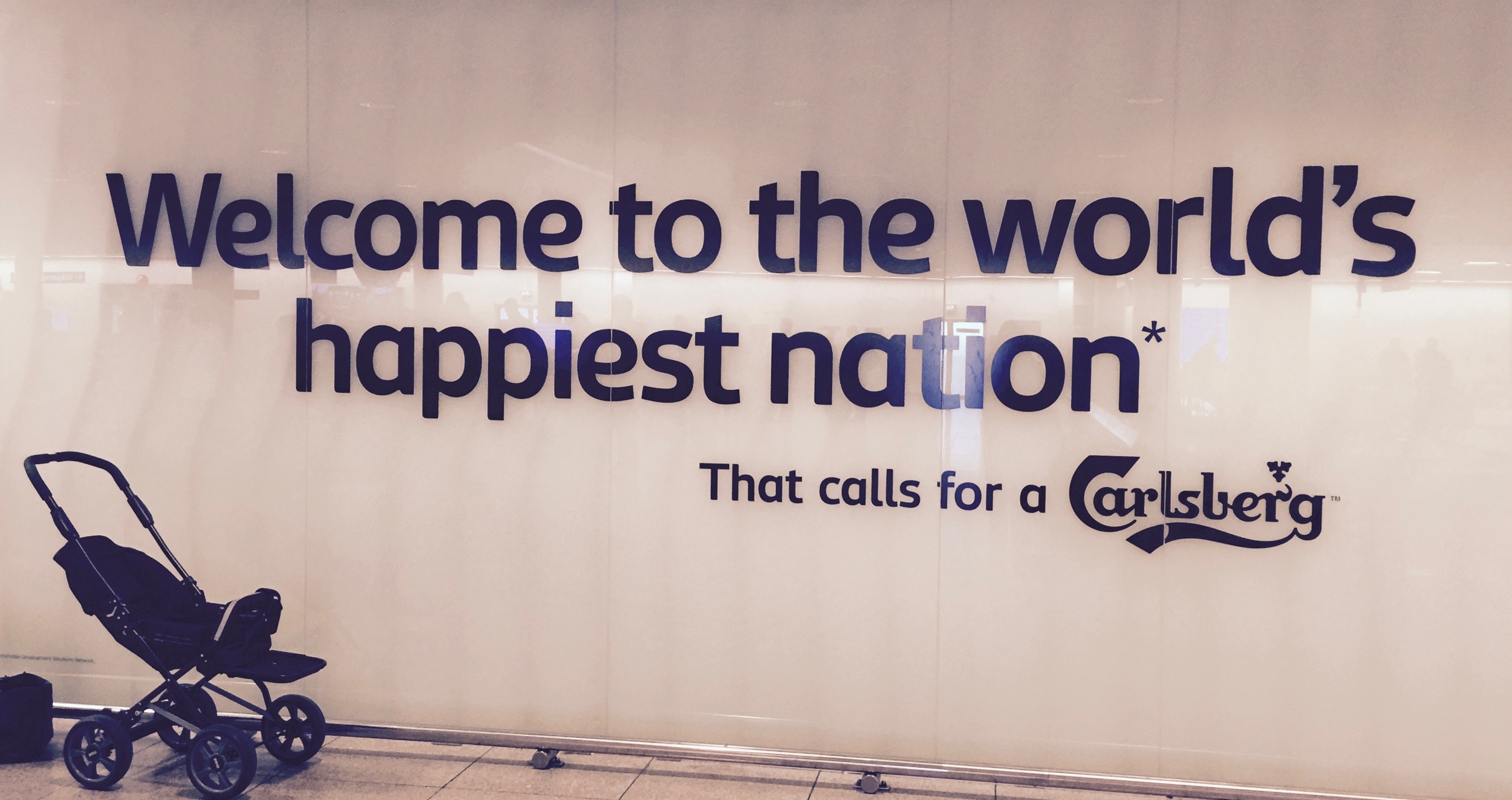 My arrival to Copenhagen Airport, 17 April 2015. Photo by Canan Marasligil