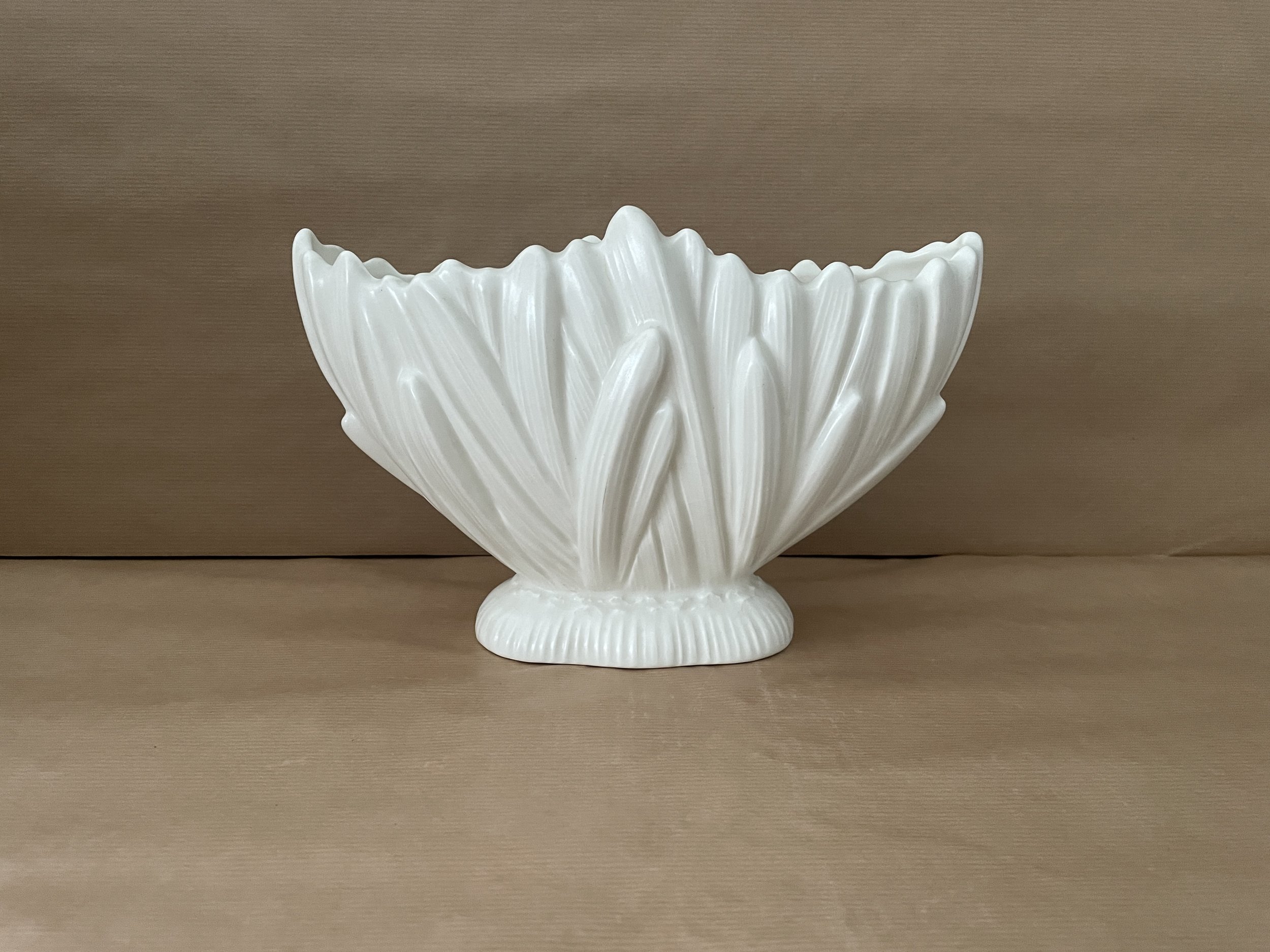 Large Sylvac Matt White Hyacinth Mantle Vase