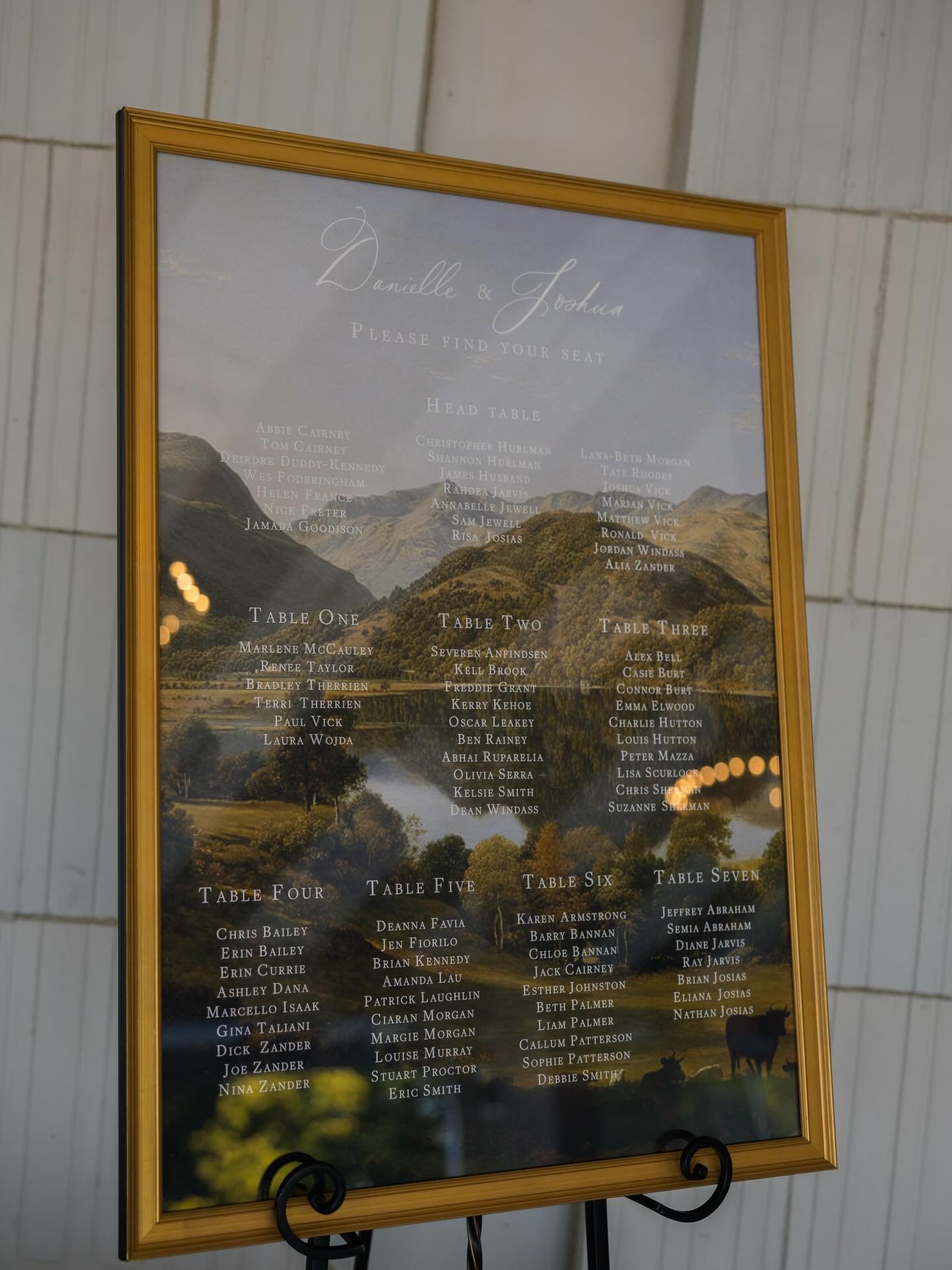 There&rsquo;s always something classically elegant and timeless about a framed table plan as well as being practical and easy for guests to find their place. Made beautiful by a painting and a wisp of calligraphy 

#fineartstationerydesign #stationer