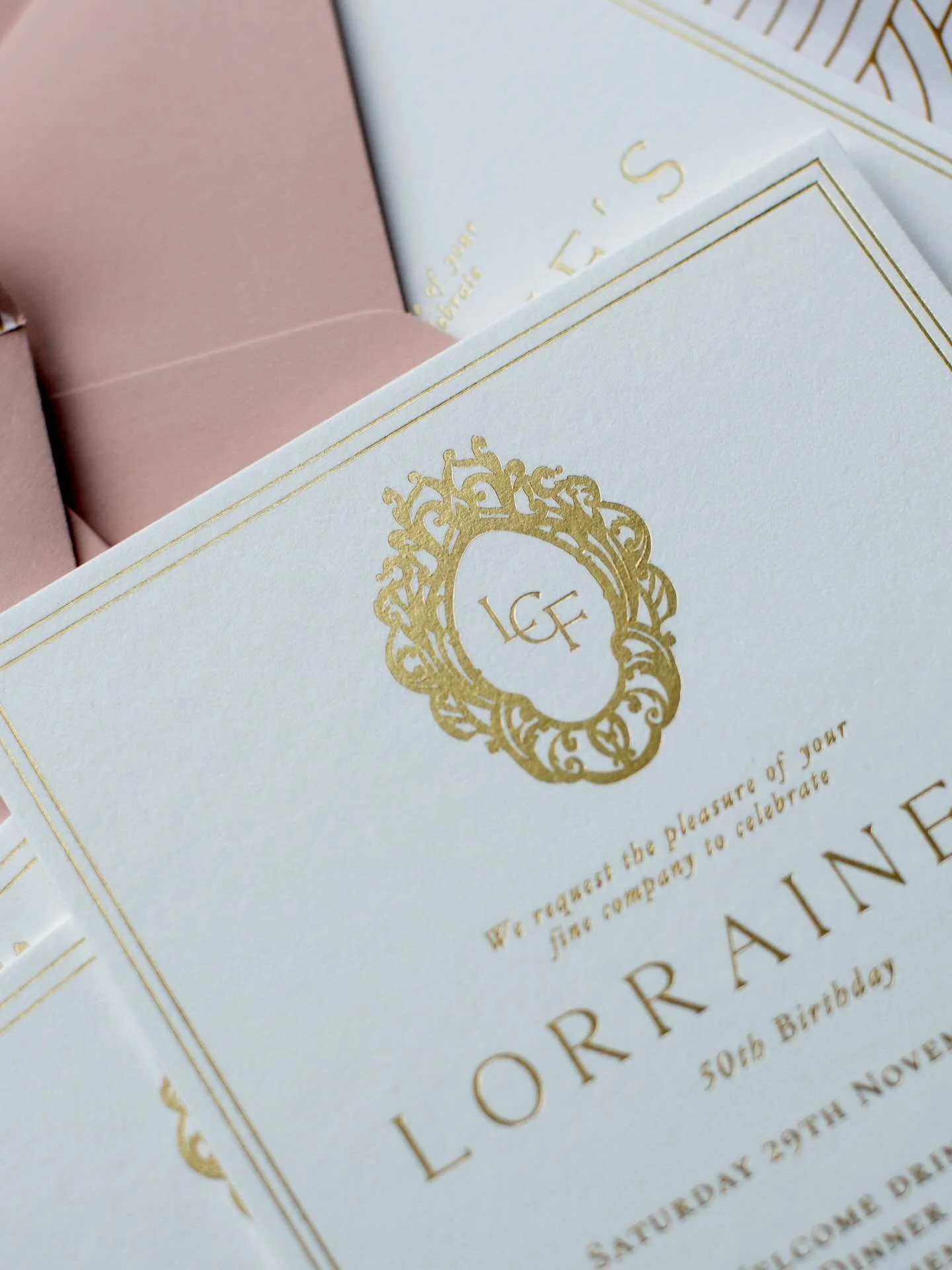 I often forget to share things that aren&rsquo;t weddings and think that parties, events and general life should be worthy of lovely personalised considered stationery (more on this to come) . For this special birthday celebration I created an art de