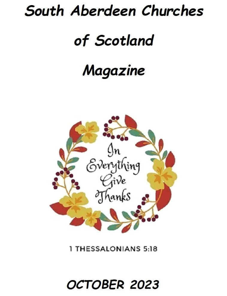 South Aberdeen Churches of Scotland October 2023 Magazine