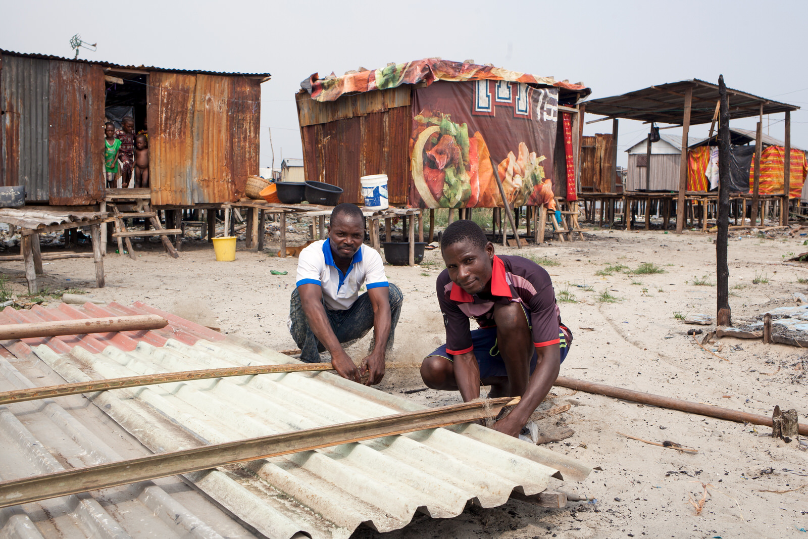 Less than a month after the evictions, the rebuilding efforts are well underway.