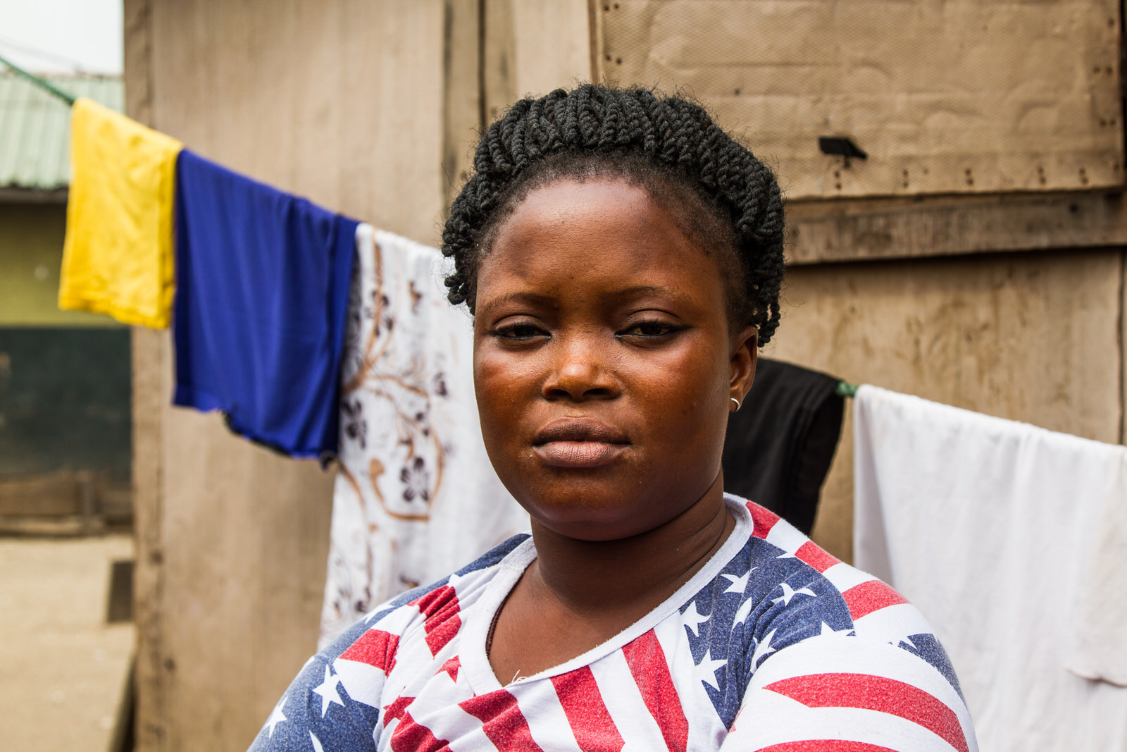  Elenu Dossa, a refugee from Otodo Gbame, says that "now there are too many people living in the rooms where I am squatting. We want the government to help us return home, and to rebuild our houses". 