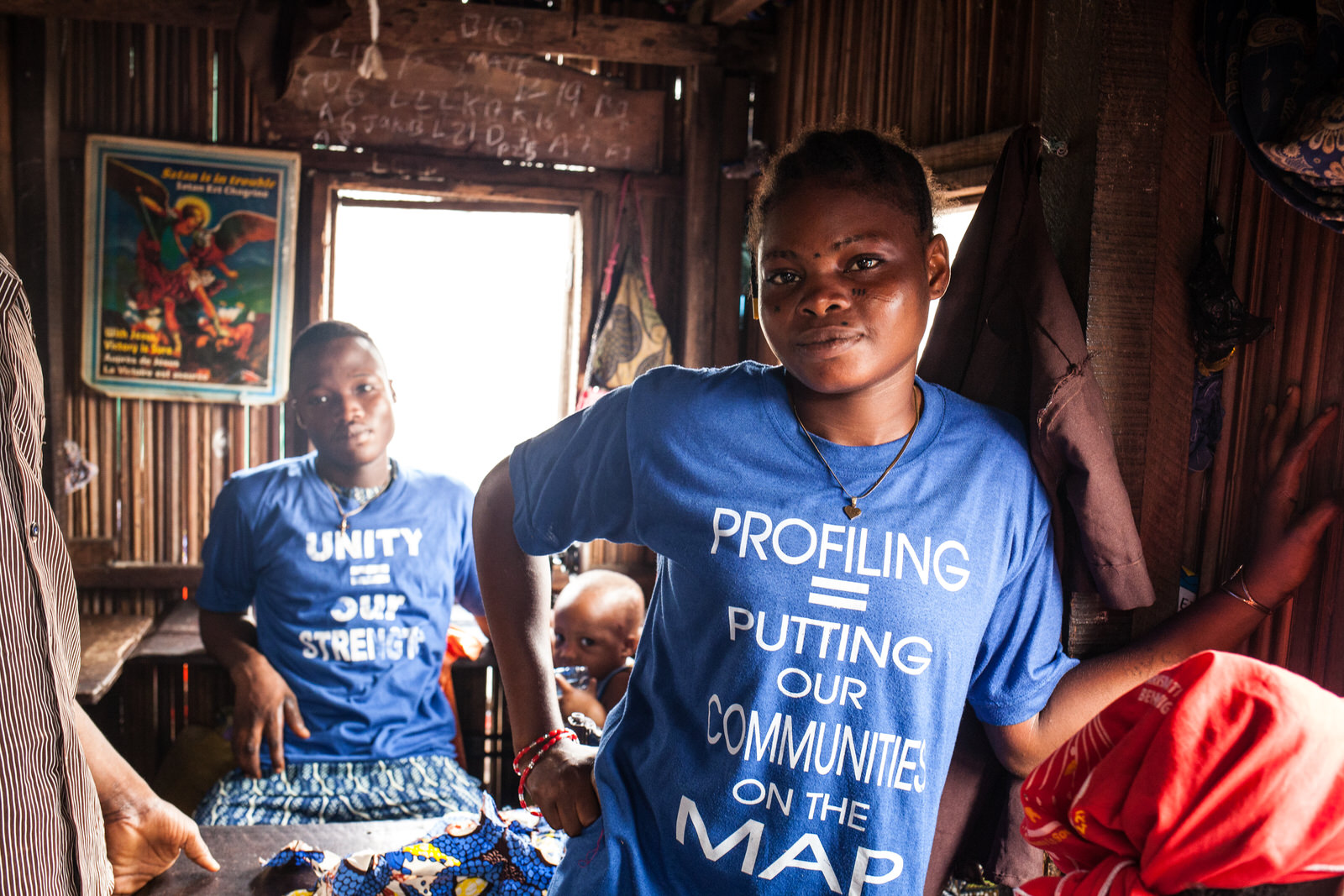 Some of the apprentices are also members of the Nigerian Slum / Informal Settlement Federation. One of the many tasks being undertaken by the Federation is to profile the communities. Community profiling, mapping and enumerations gather data that can be used to identify our needs and urban planning solutions.