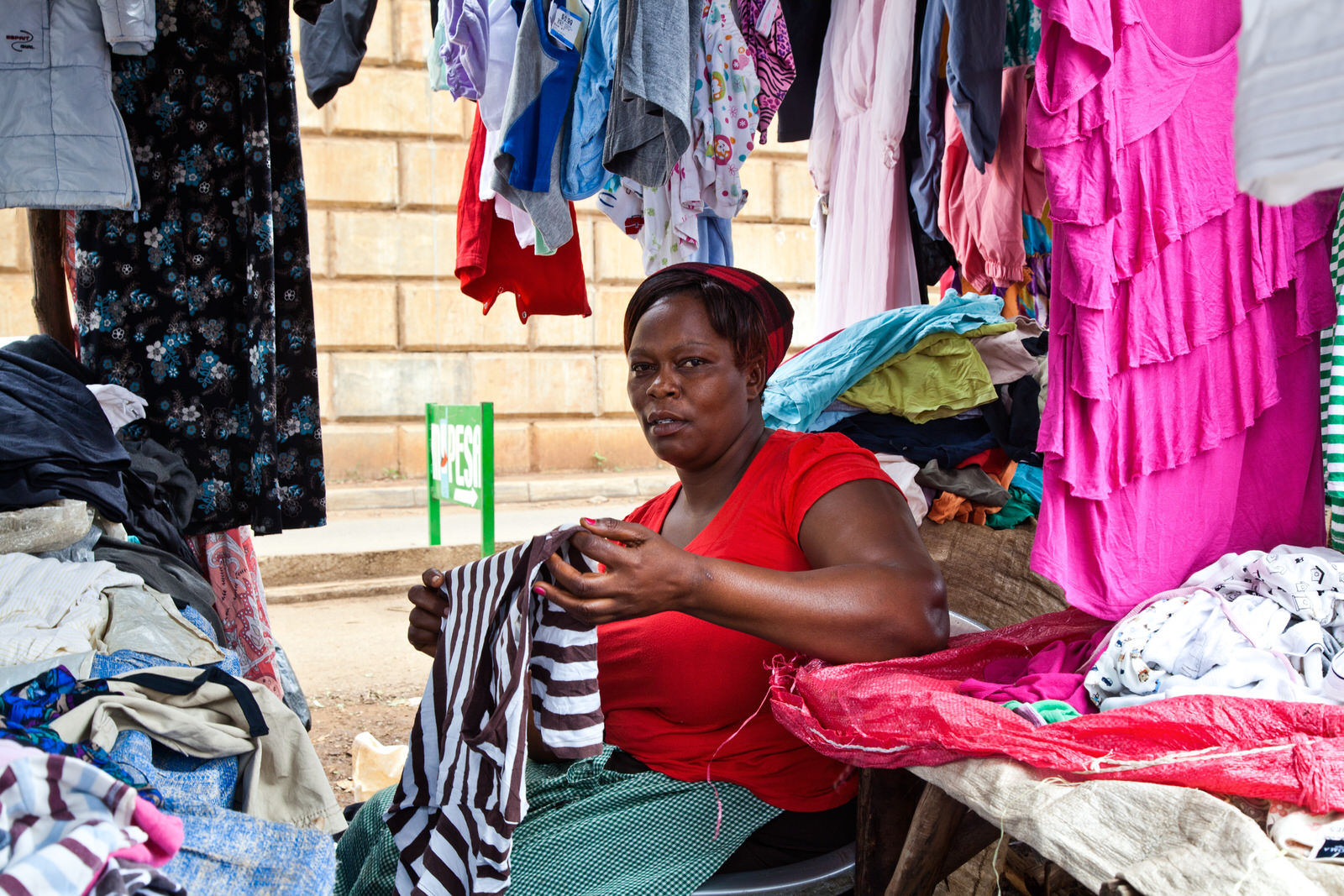 Rose moved to Kondele having been evicted from Oile market. Business is not good compared to Oile, but “at least here we can get our daily bread”.
