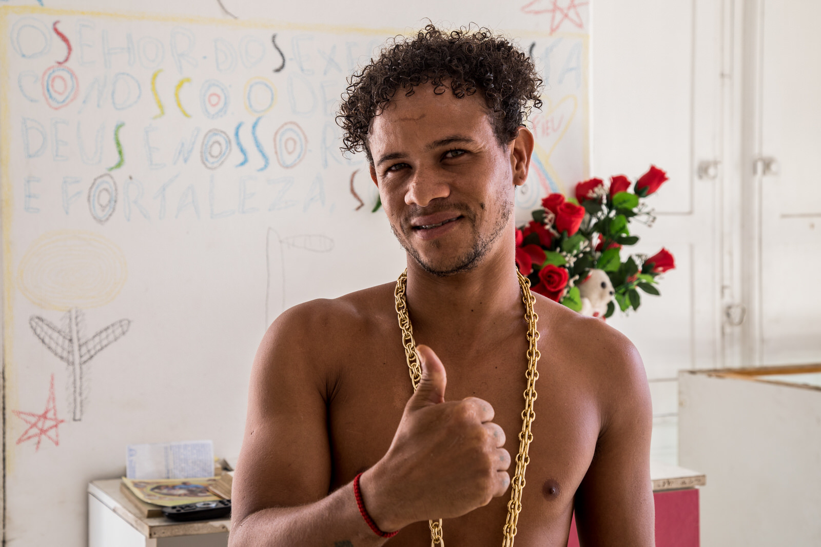  Jean, a resident of Ocupação Luísa Mahin. 