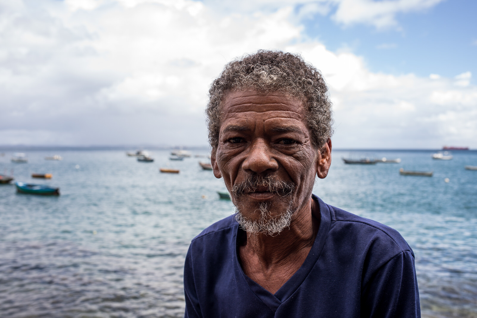  A fisherman from Gamboa de Baixo.  