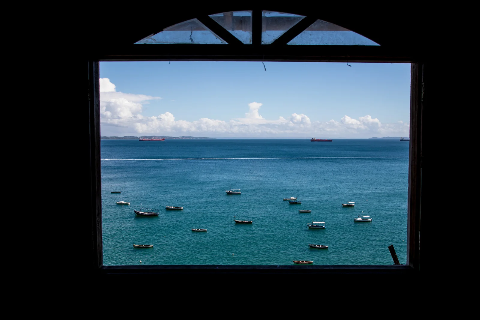 The community centre in Gamboa de Baixo looks out to the ocean. The community has been misrecognised and portrayed as a place of drugs, criminality and dirt. These representations are perpetuated in the media.