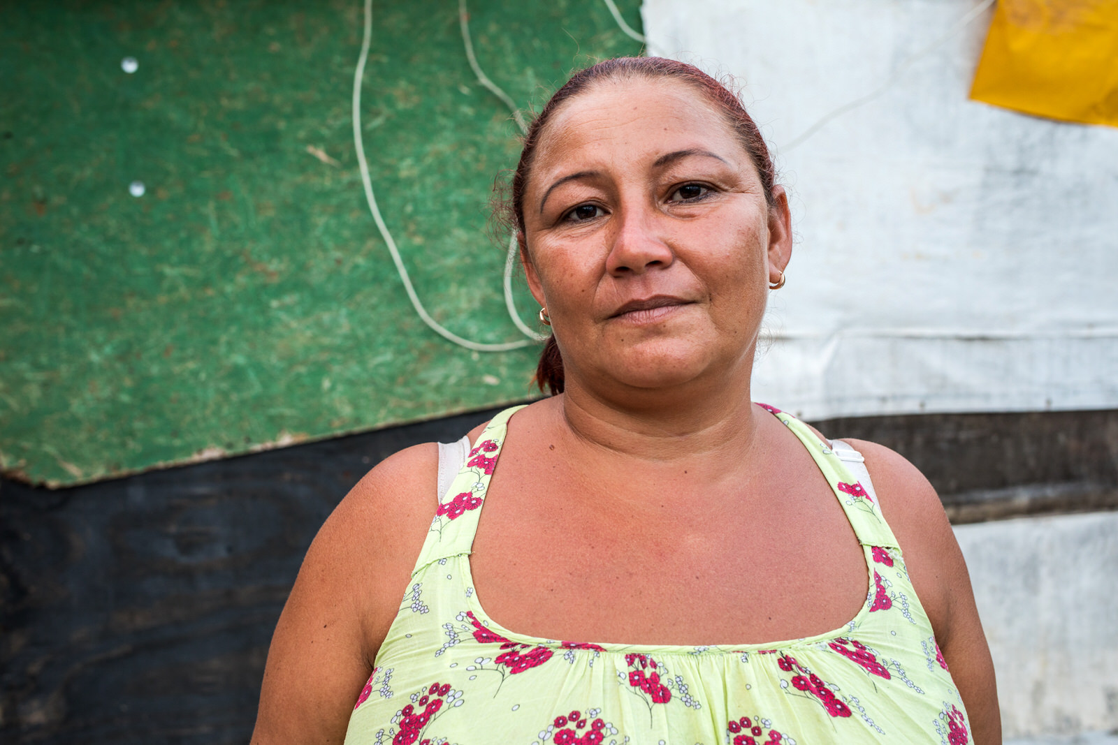  Maria Lucianne Lobato Ferreira (Lôra), a leader from Guerreira Maria and state coordinator for MSTB. Lôra says she doesn’t feel that she has the right to the city. 