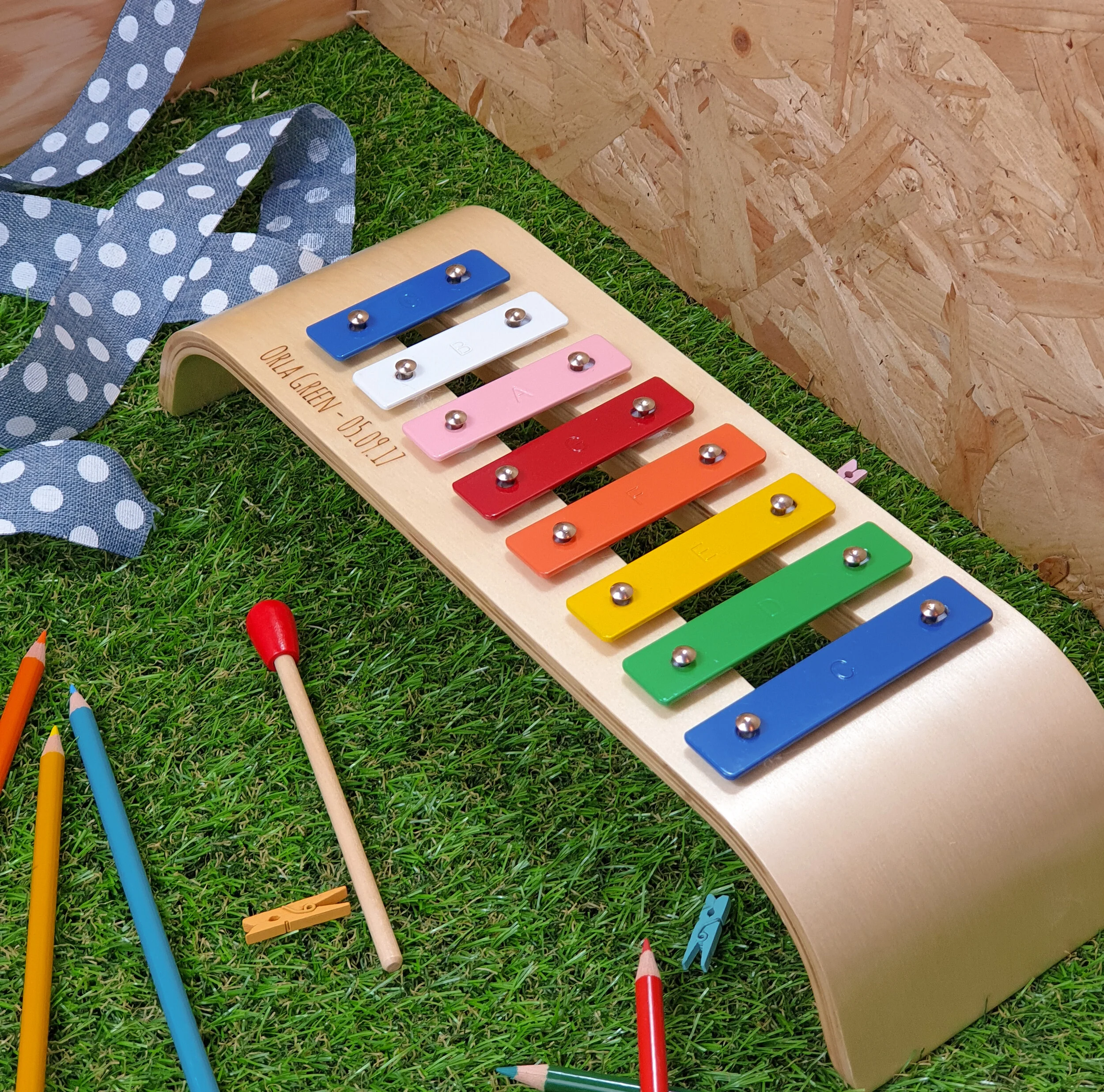 Personalised Wooden Xylophone