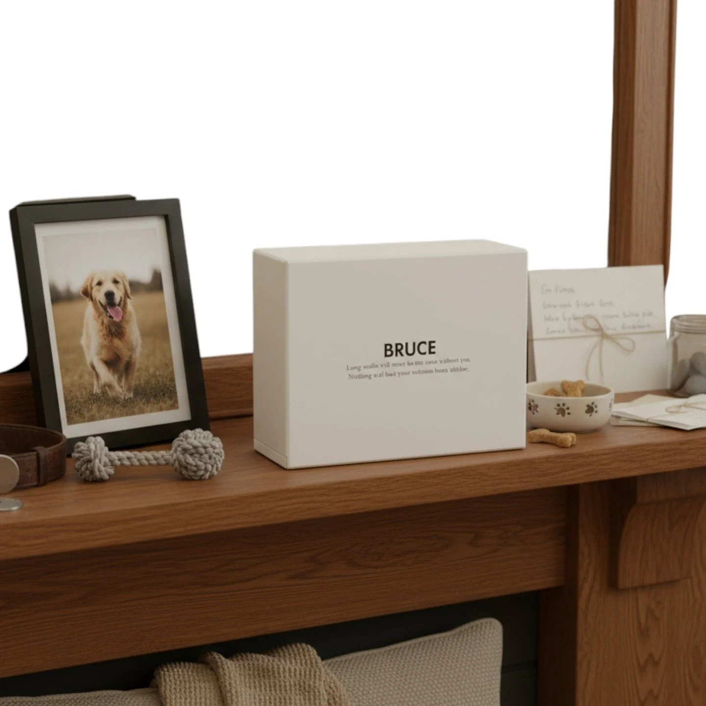 Personalised White Wooden Pet Urns
#pets #dogs #urn #ashes #personalised #remembrance