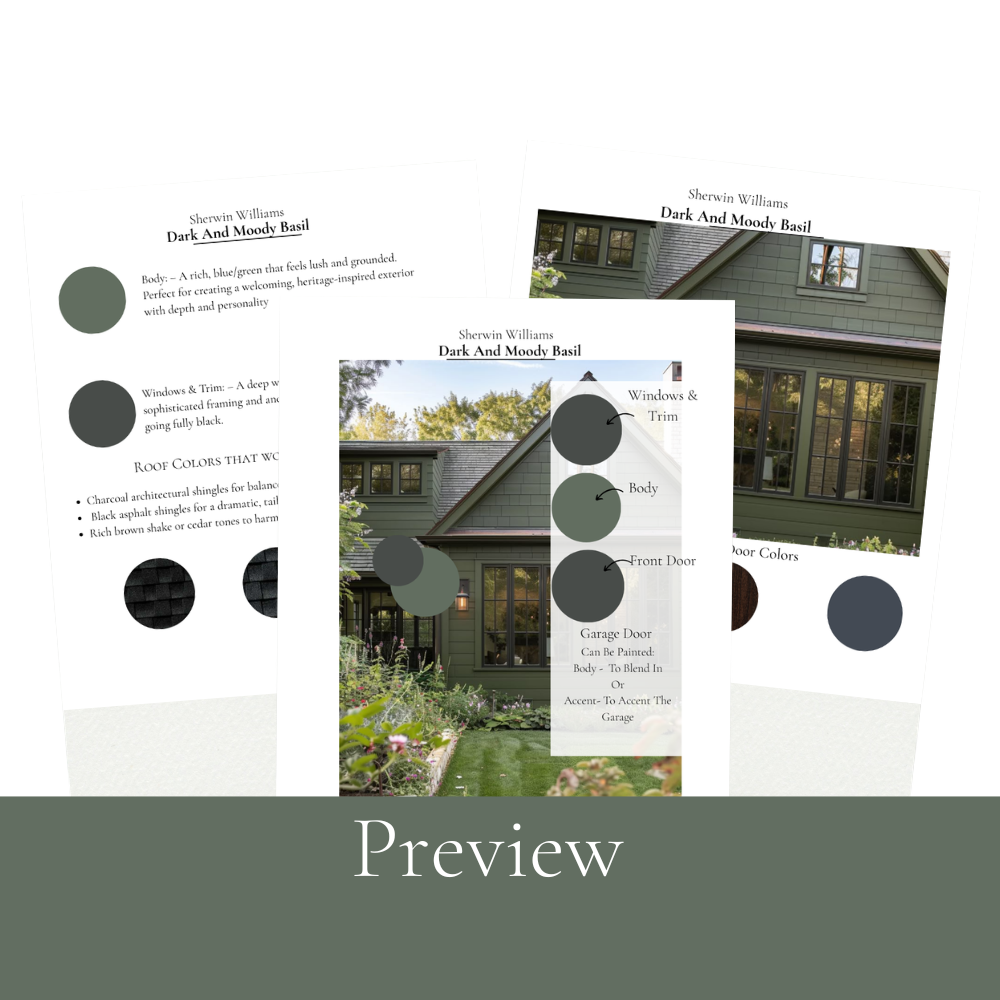 Sherwin Williams Green Exterior Paint Colors | Melissa Grieve Interiors dark green