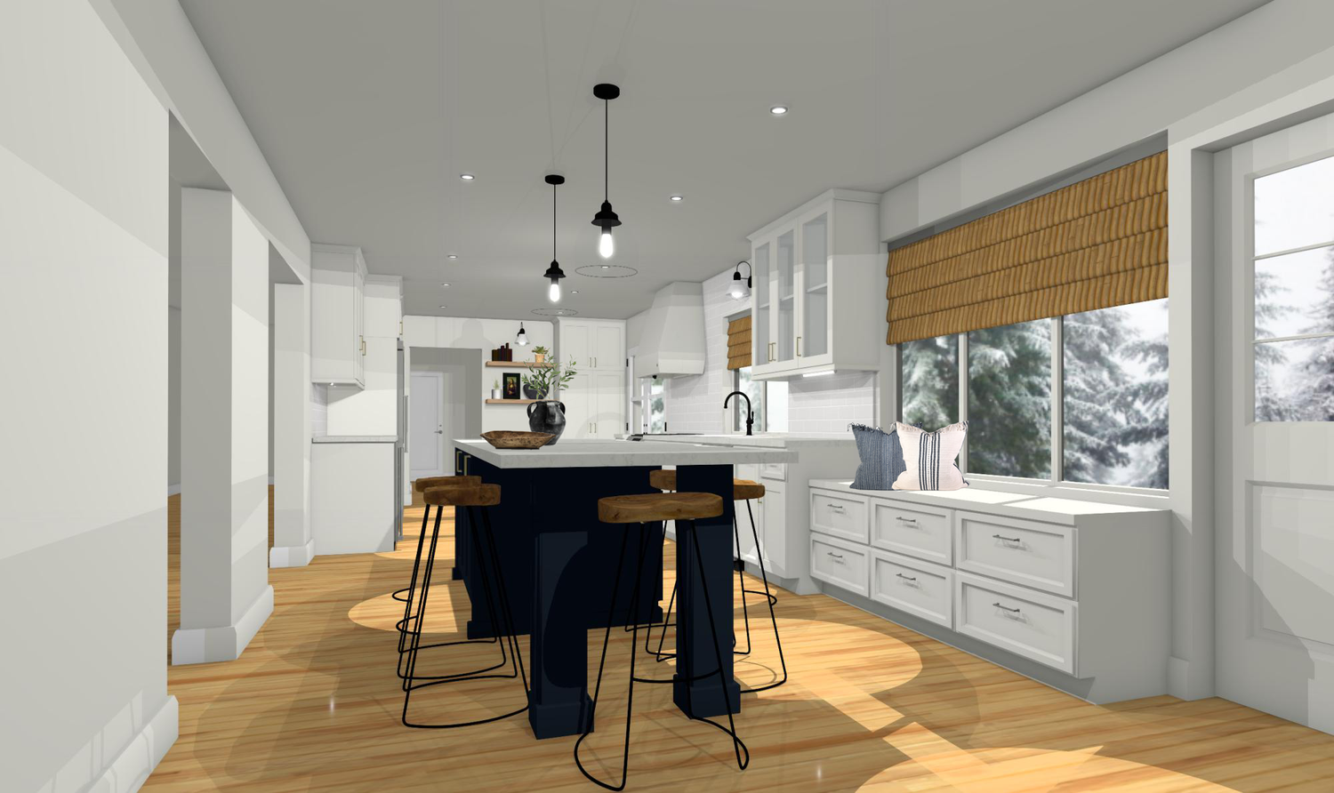 Front Hall Design- 3 Ways- 3 Budgets