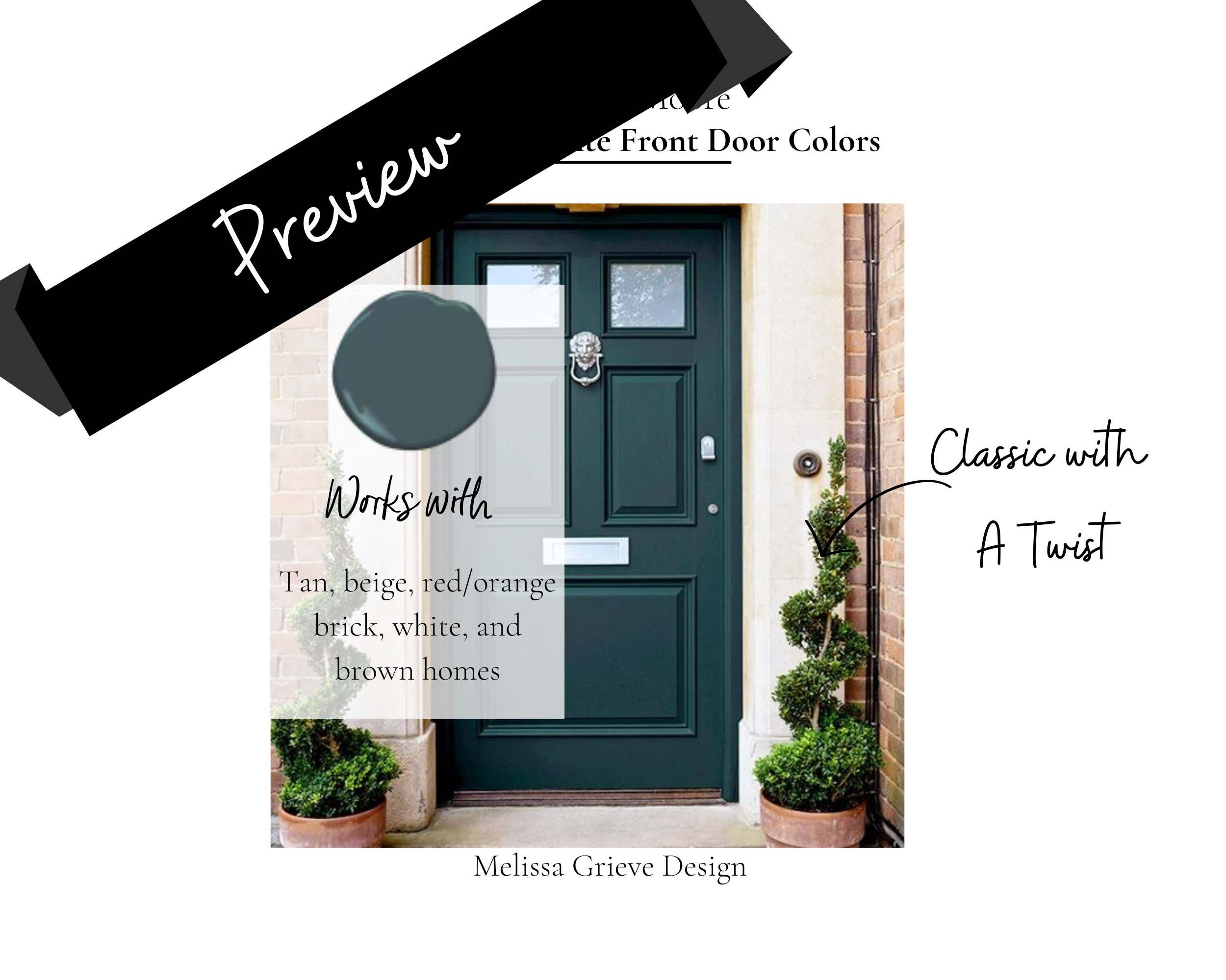 Front Door Paint Colors 2024 Designer Favorite Exterior Door Paint Colors Benjamin Moore House Paint Colors Best Exterior Door Colors Green Blue