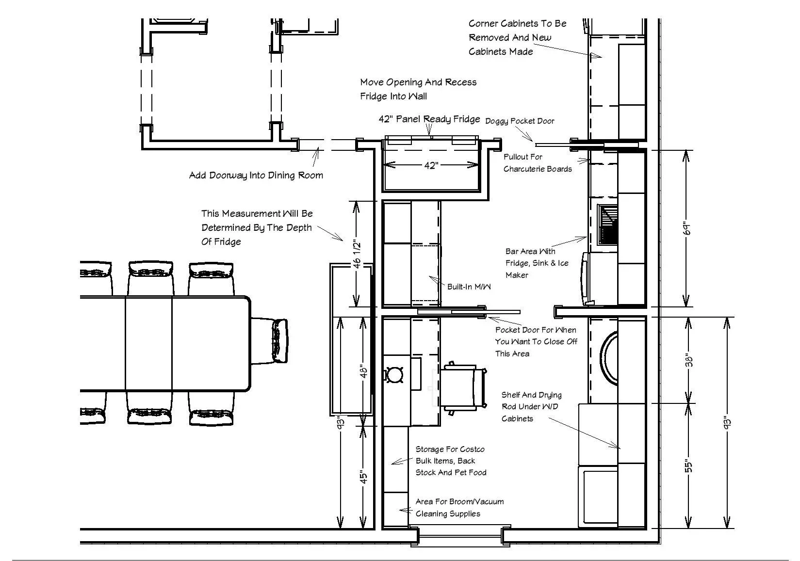 A Virtual Butler’s Pantry Design for a Texas Client