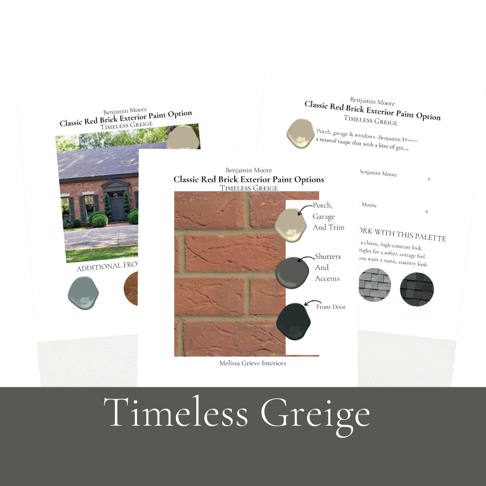 Benjamin Moore Red Brick Exterior Paint Colors Griege