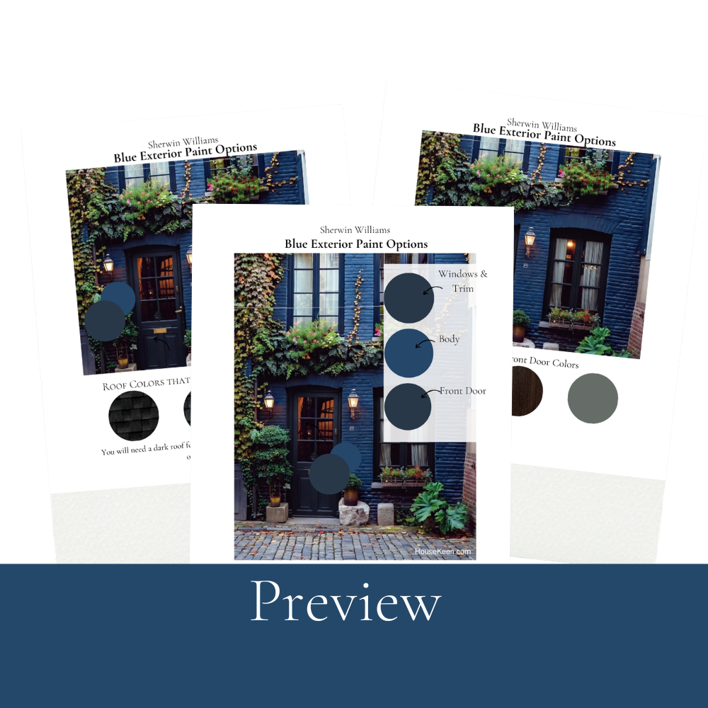 Blue Exterior Paint Colours Sherwin Williams | 5 Designer Colour Schemes Deep Rich Blue Tones