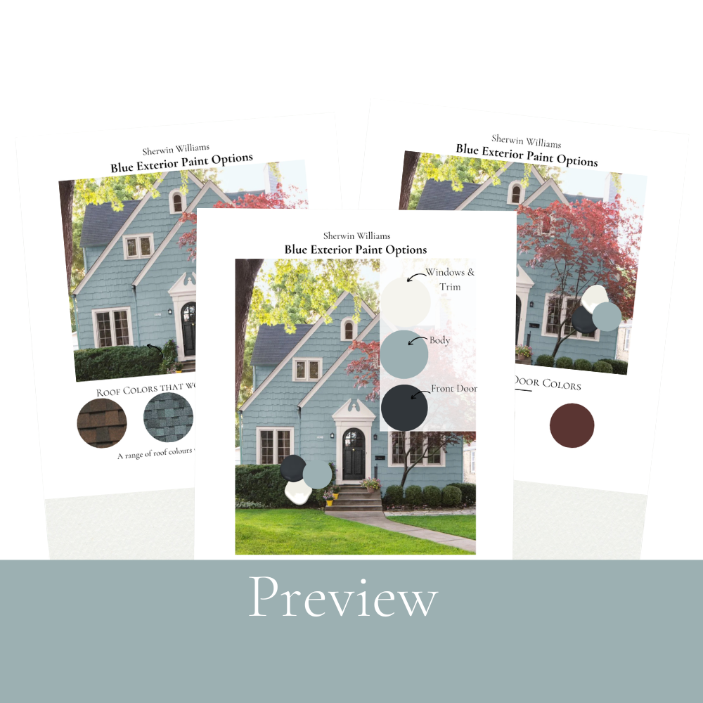 Blue Exterior Paint Colours Sherwin Williams | 5 Designer Colour Schemes Soft Blues