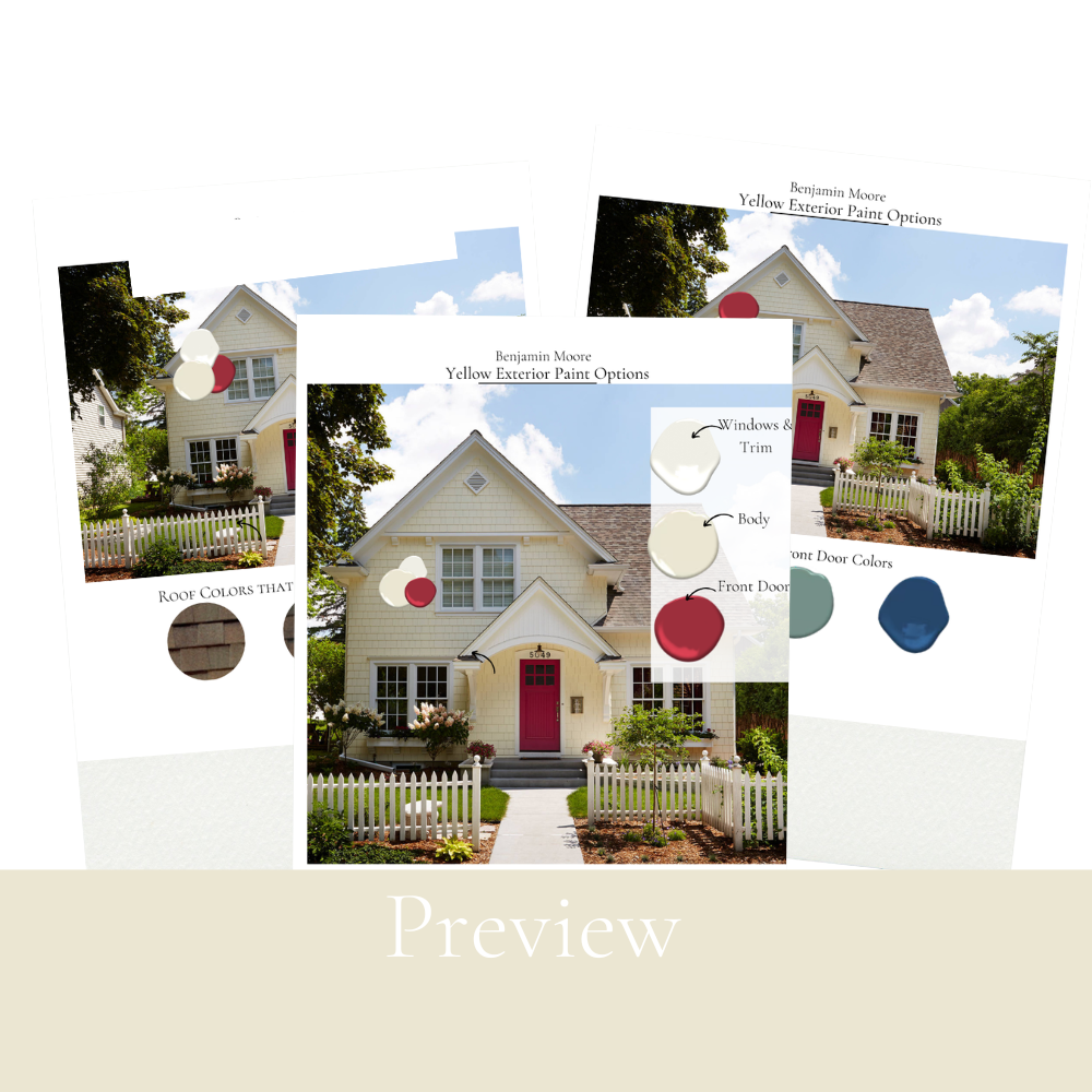 Yellow Exterior Paint Colors Benjamin Moore Yellow House Combinations Best Yellow Exterior Paint Colors With Trim, Accent And Door Paint Creamy Yellow