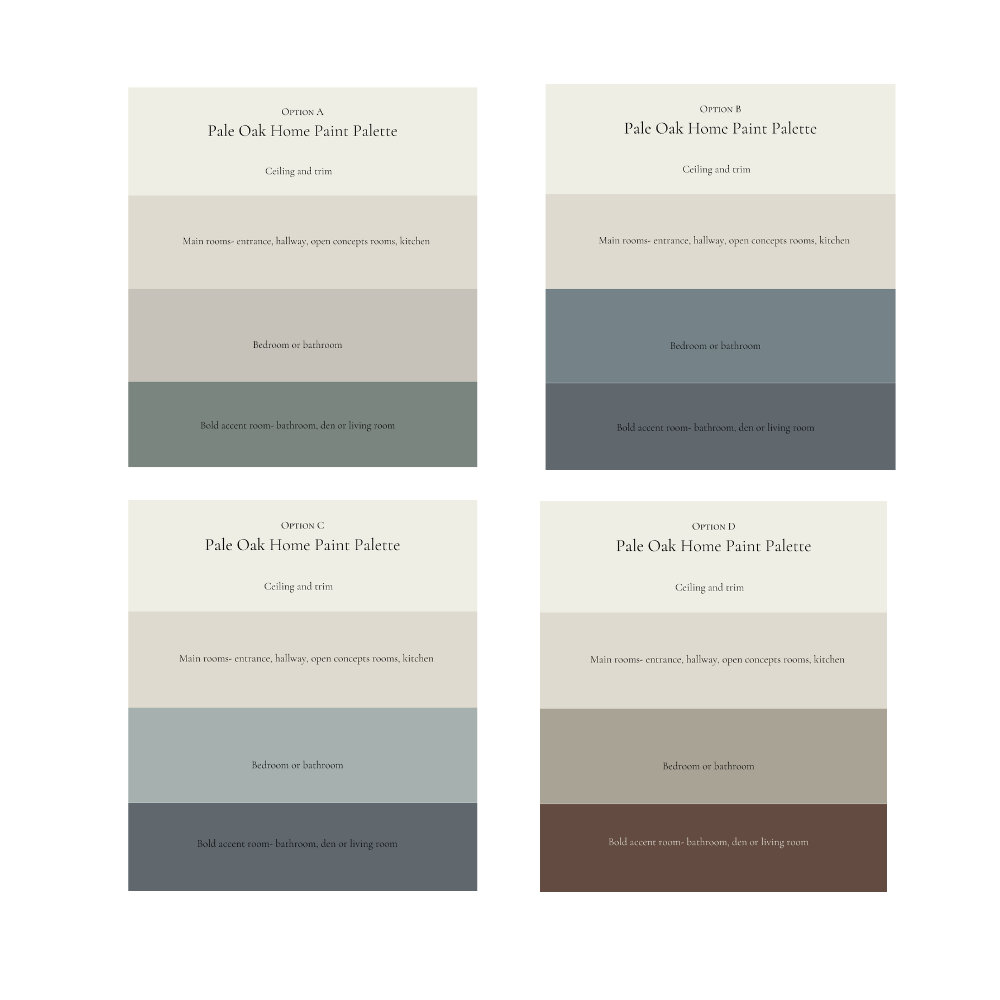 Pale Oak Benjamin Moore Coordinating Colors Whole House Paint Palette Pale Oak On Wall And Kitchen Cabinets Color Combinations Warm Gray all options