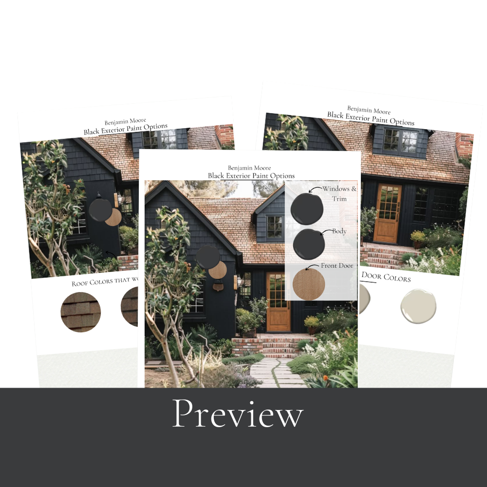 Black House Exterior Paint Colors Benjamin Moore Black Paint Coordinating Colors Dark & Moody Exterior House Design Dark House Paint Palette Deep black