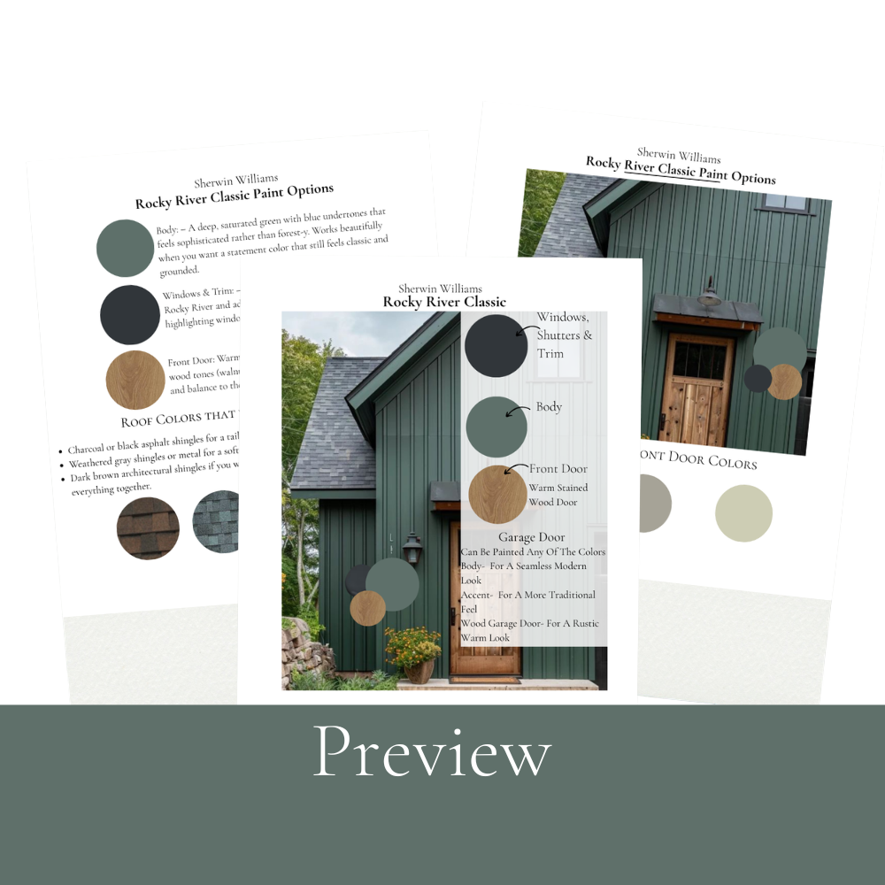 Sherwin Williams Green Exterior Paint Colors | Melissa Grieve Interiors kelly green