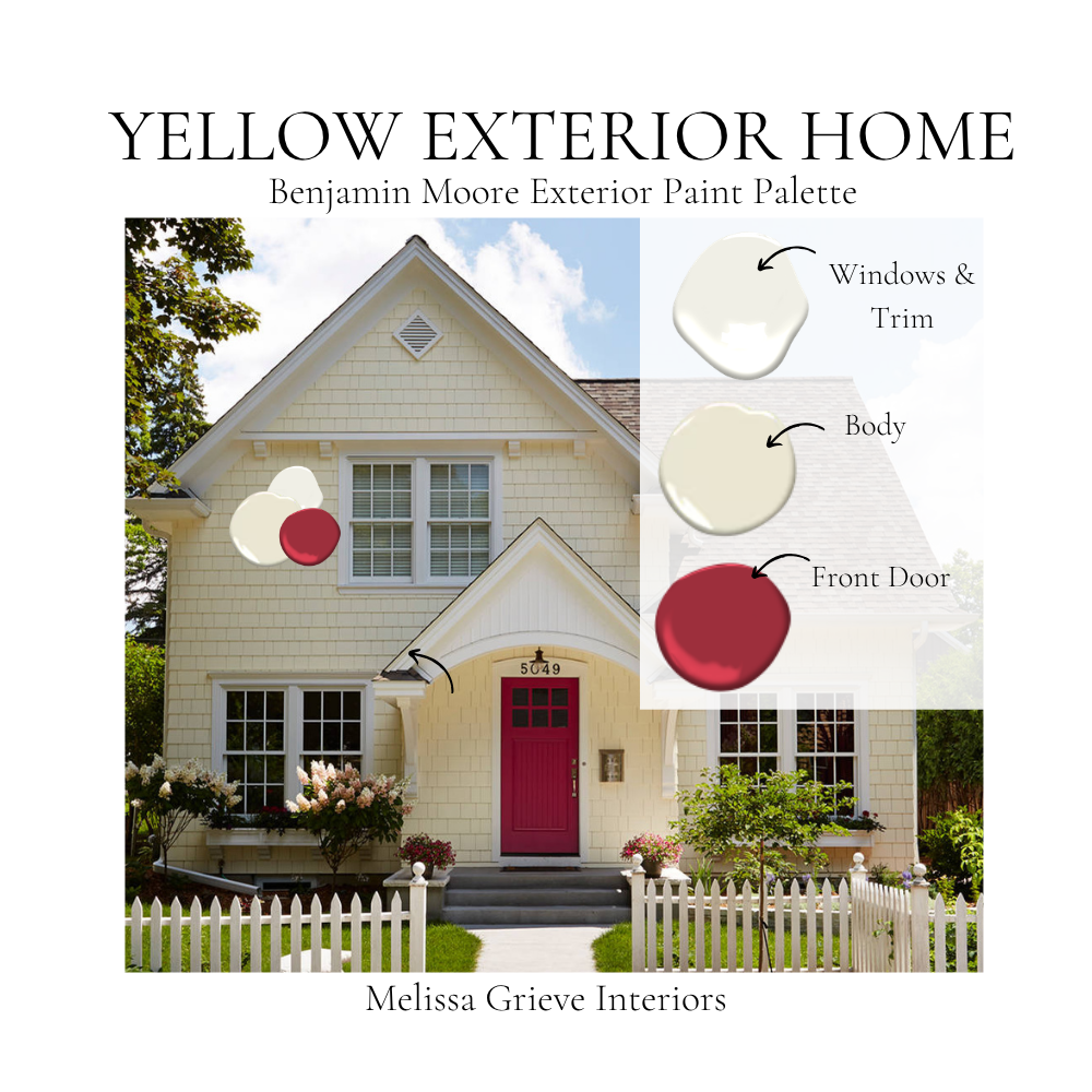Yellow House Exterior Palette - Benjamin Moore PDF