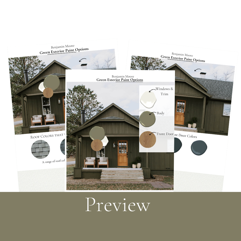 Best Green Exterior Paint Colors Benjamin Moore Green Cottage Exterior Paint Palette Coordinating House Colors Green Country Mountain Home Olive Green