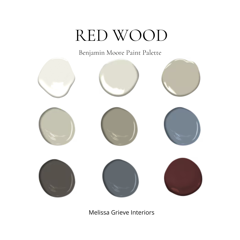 Best Paint Colors For Red Wood Floors, Trim And Cabinets Benjamin Moore Coordinating Colors For Cherry Wood Whole Home Paint Palette