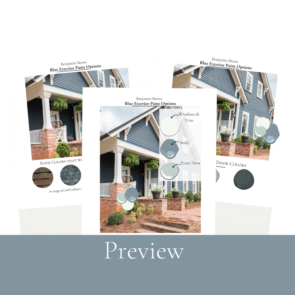 Best Blue Exterior Paint Colors Benjamin Moore Blue Exterior Paint Palette Coordinating House Colors Deep Navy To Light Blue House Exterior Grey Blue