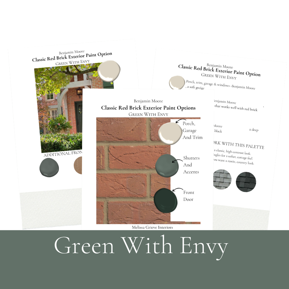 Benjamin Moore Red Brick Exterior Paint Colors green