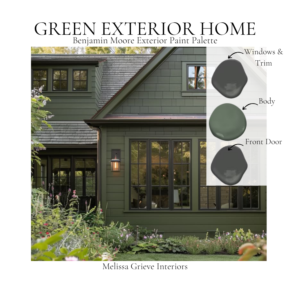Green House Exterior Palette - Benjamin Moore PDF