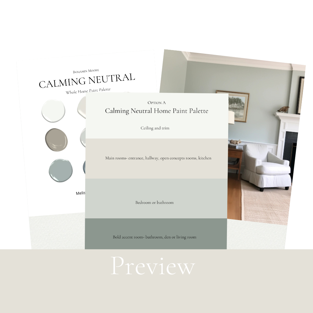 Honey Oak Wood Palette - Benjamin Moore PDF — Melissa Grieve Interiors