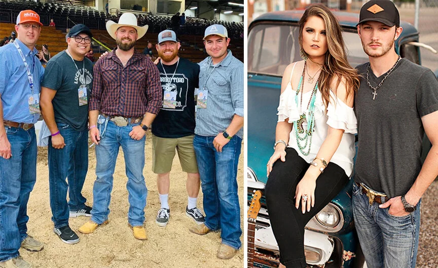 Jason Nutt and Highway 70 (left) will be featured with TexWestus on the historic Cactus Theater stage on Saturday, Oct 19 as a Tech post-game concert special event!