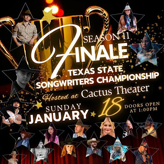 Texas State Songwriters Championship - Season 11 Finale 