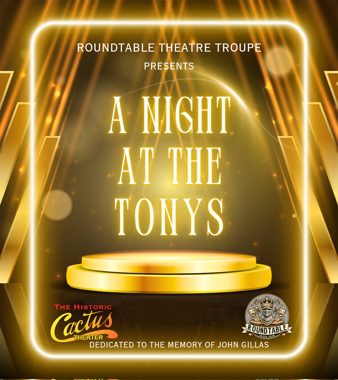 A Night at The Tonys - presented by Roundtable Theatre Troupe - Live at Cactus Theater!