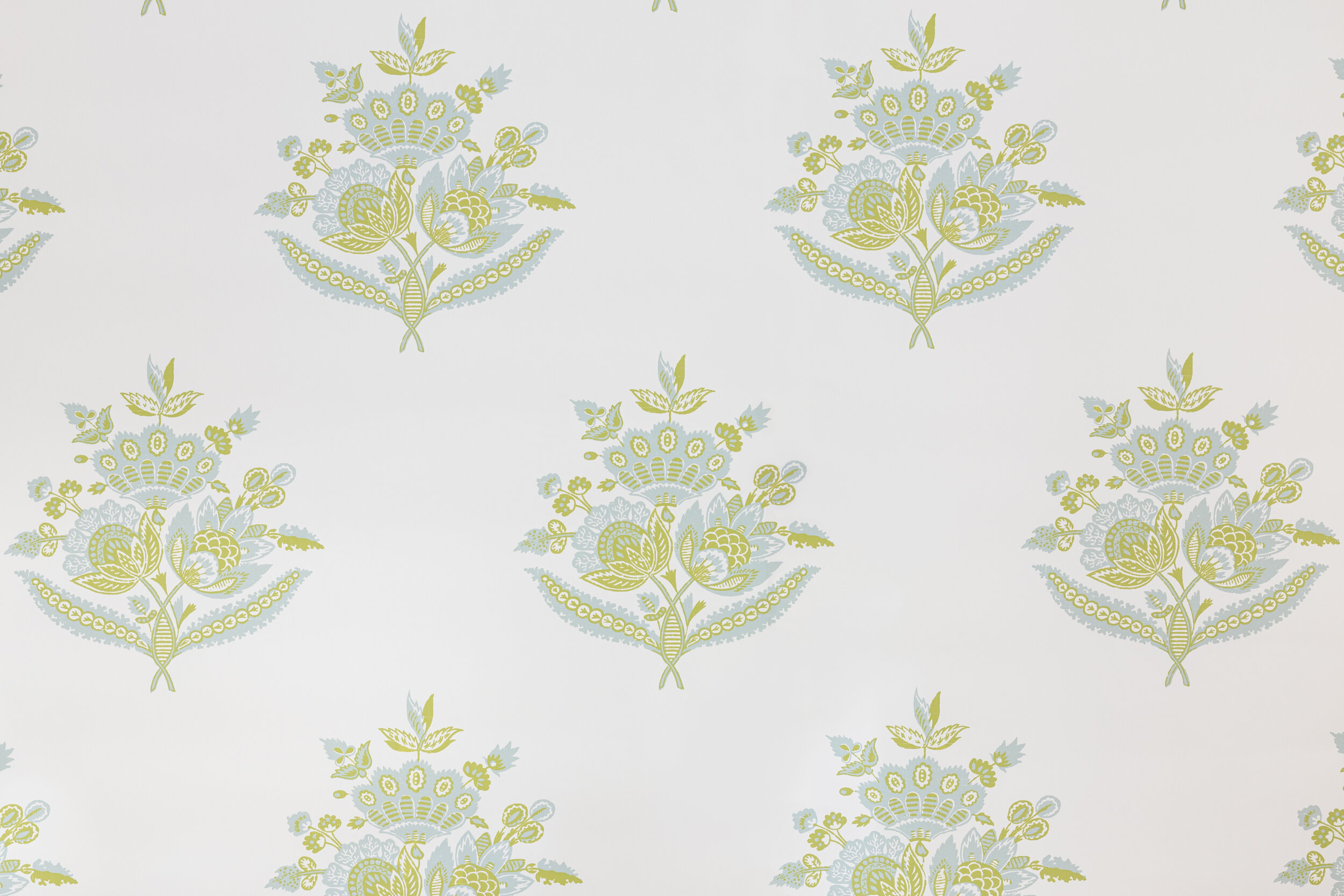 Isabelle - Indigo - Wallpaper — Alice Sergeant textiles