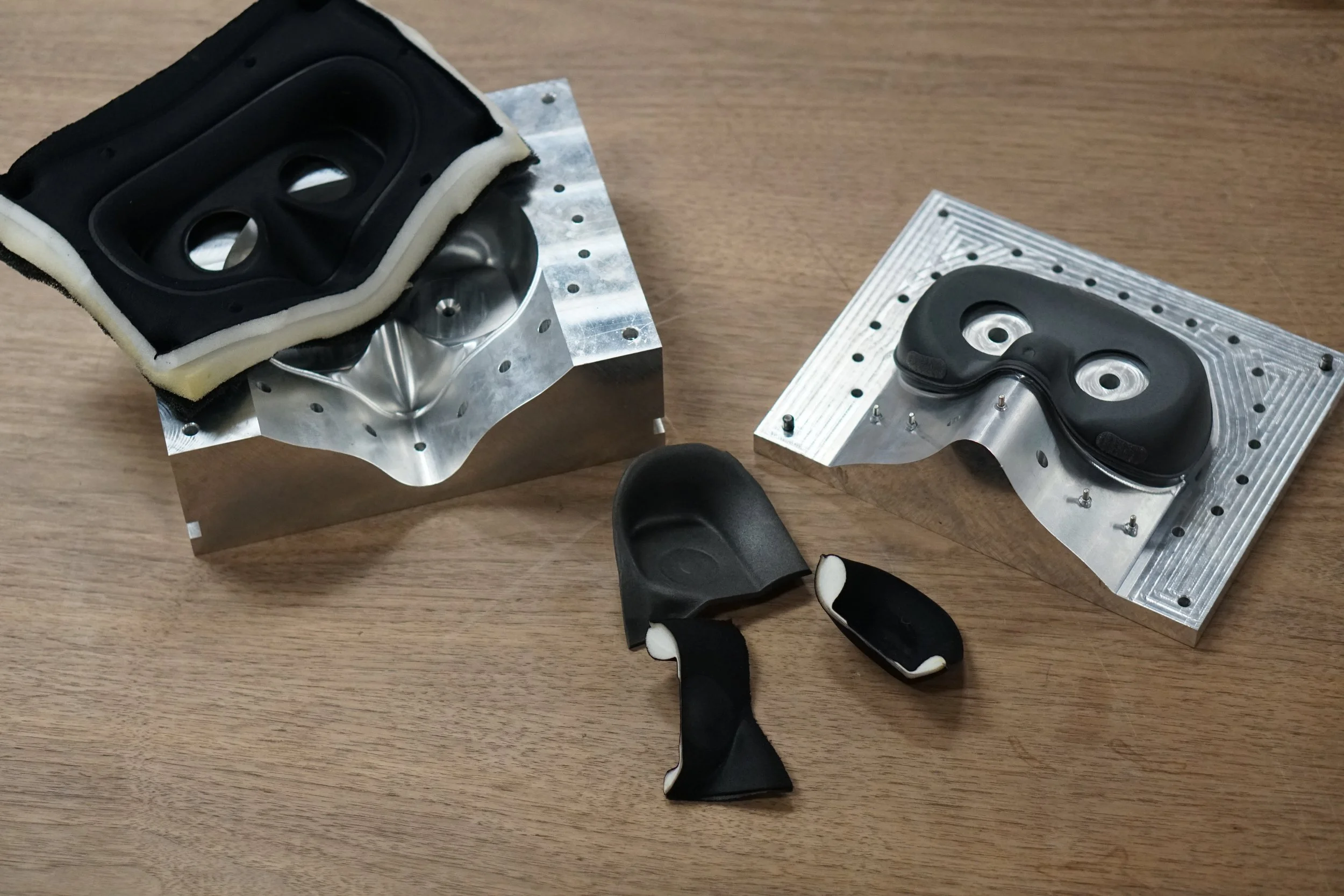 Compression molding foam