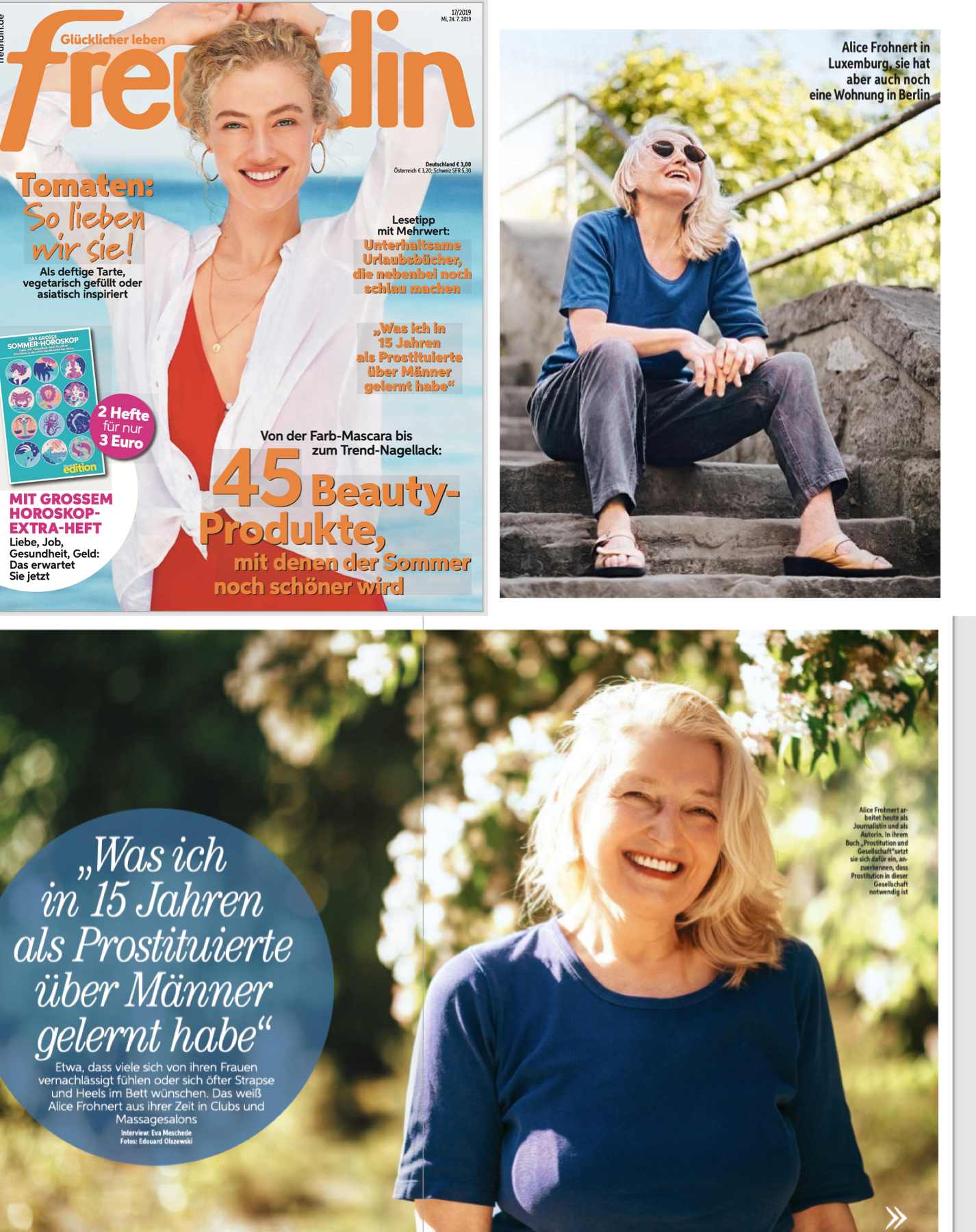 Editorial Portraits - FREUNDIN Magazine